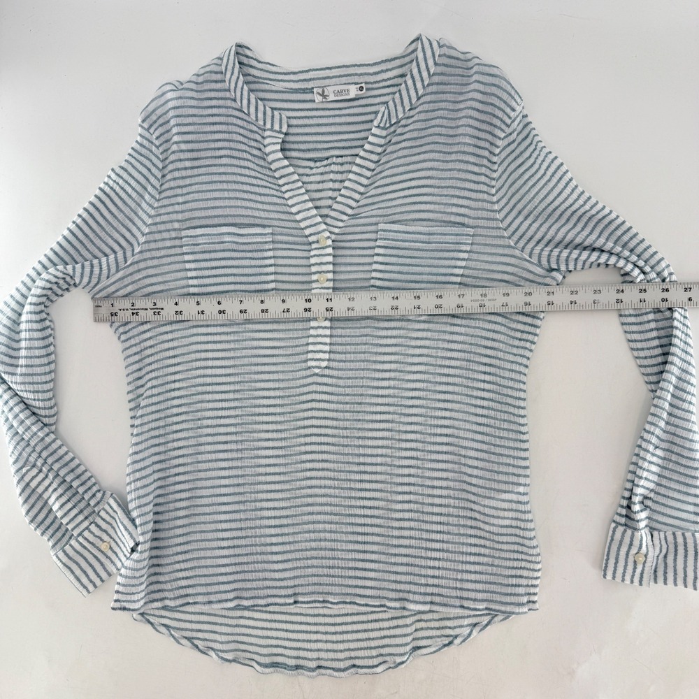 Carve Designs Lightweight Striped Top, Perfect for summer beach & lake evenings! - Picture 11 of 11